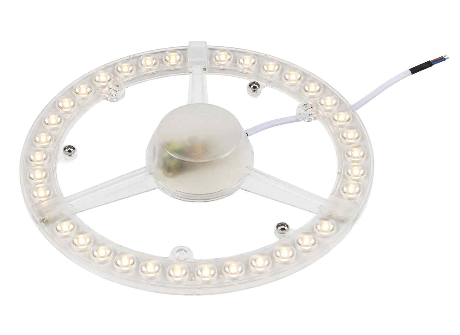 Kulatý LED modul 20W teplá bílá 3000K s magnetickým uchycením pro přisazená stropní svítidla